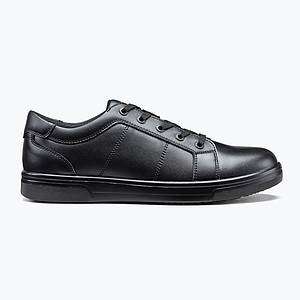 boys black school trainers