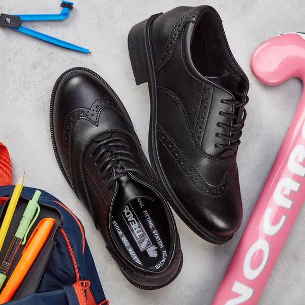 black school brogues